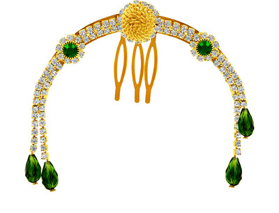 MJ Fashion Jewellery Stunning Hair Clip(Gold)