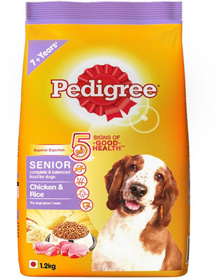Pedigree senior Chicken, Rice 1.2 kg Dry Dog Food