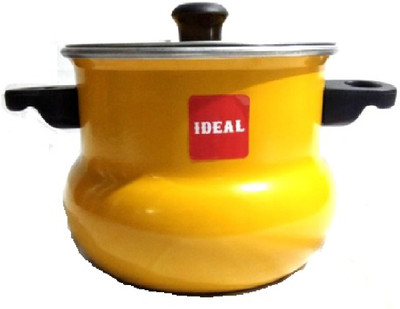 Ideal TTCA43 Pot 1.5 L with Lid(Aluminium, Induction Bottom), Yellow