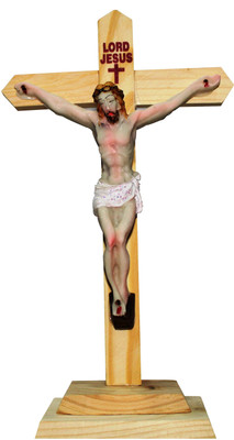 Toyswala Lord Jesus Christ Wooden Catholic Cross Decorative Showpiece - 9.5 cm(Wooden, Multicolor)
Toyswala Lord Jesus Christ Wooden Catholic Cross Decorative Showpiece - 9.5 cm(Wooden, Multicolor)