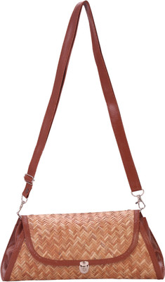 craftsera Casual Brown Clutch