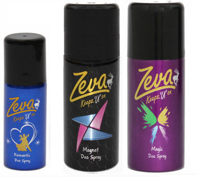 Zeva Keepz U On Deodorant Bodyspray made for special Men & Women to gift Perfume Body Spray - For Men & Women(350 ml, Pack of 3)
Zeva Keepz U On Deodorant Bodyspray made for special Men & Women to gift Perfume Body Spray - For Men & Women(350 ml, Pack of 3)