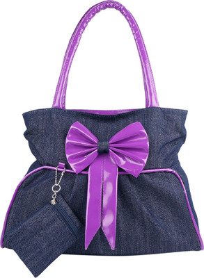 AMJ Shoulder Bag(Purple, Blue), Blue;purple
