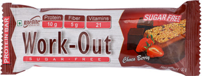 RiteBite Work-Out Choco Berry Bar(50 g, Sachet)