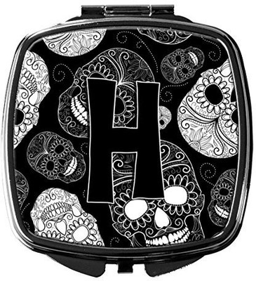 Caroline's Treasures CJ2008-HSCM Letter H Day of the Dead Skulls Black Compact Mirror
Caroline's Treasures CJ2008-HSCM Letter H Day of the Dead Skulls Black Compact Mirror