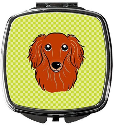 Caroline's Treasures BB1276SCM Checkerboard Lime Green Longhair Red Dachshund Compact Mirror
Caroline's Treasures BB1276SCM Checkerboard Lime Green Longhair Red Dachshund Compact Mirror