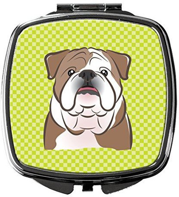 Caroline's Treasures BB1281SCM Checkerboard Lime Green English Bulldog Compact Mirror
Caroline's Treasures BB1281SCM Checkerboard Lime Green English Bulldog Compact Mirror