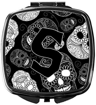 Caroline's Treasures CJ2008-SSCM Letter S Day of the Dead Skulls Black Compact Mirror
Caroline's Treasures CJ2008-SSCM Letter S Day of the Dead Skulls Black Compact Mirror