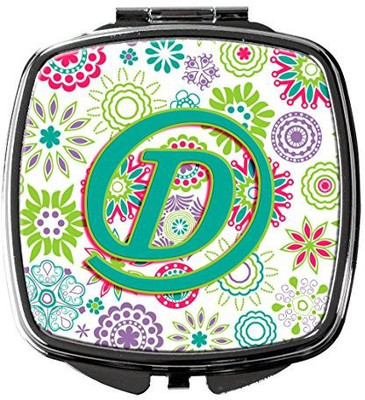 Caroline's Treasures CJ2011-DSCM Letter D Flowers Pink Teal Green Initial Compact Mirror
Caroline's Treasures CJ2011-DSCM Letter D Flowers Pink Teal Green Initial Compact Mirror