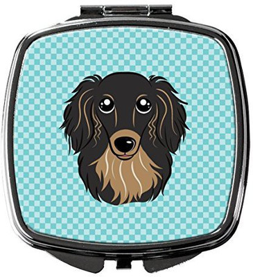 Caroline's Treasures BB1151SCM Checkerboard Blue Longhair Black And Tan Dachshund Compact Mirror
Caroline's Treasures BB1151SCM Checkerboard Blue Longhair Black And Tan Dachshund Compact Mirror