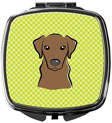 Caroline's Treasures BB1296SCM Checkerboard Lime Green Chocolate Labrador Compact Mirror
Caroline's Treasures BB1296SCM Checkerboard Lime Green Chocolate Labrador Compact Mirror