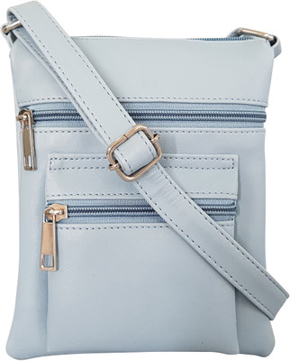 Toteteca Bag Works Women Casual Blue PU Sling Bag
