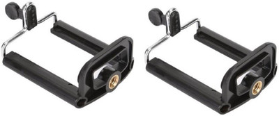 Mezire SET OF 2PC Clip Bracket Stand Holder Adapter Mount For Cell Phone Camera Monopod Tripod Kit (Black, Supports Up to 500 g) Tripod(Black, Silver, Supports Up to 500 g)
Mezire SET OF 2PC Clip Bracket Stand Holder Adapter Mount For Cell Phone Camera Monopod Tripod Kit (Black, Supports Up to 500 g) Tripod(Black, Silver, Supports Up to 500 g)