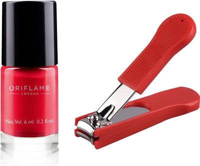 Oriflame Sweden Pure Colour Nail Polish Mini (Coral Red - 33072) With Nail Cutter(Set of 2)
Oriflame Sweden Pure Colour Nail Polish Mini (Coral Red - 33072) With Nail Cutter(Set of 2)