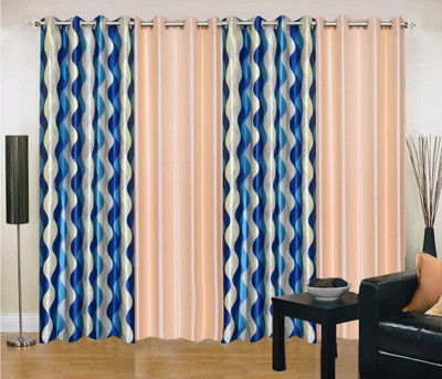 Ville Style 214 cm (7 ft) Polyester Door Curtain (Pack Of 4)(Abstract, Blue, Beige), Beige;blue
Ville Style 214 cm (7 ft) Polyester Door Curtain (Pack Of 4)(Abstract, Blue, Beige), Beige;blue