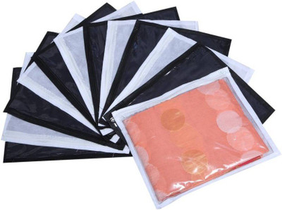 Addyz Plain 12Pieces Saree Bedsheet Cover Bags Packaging Storage Cloth Clear Plastic Zip(Black & White)
Addyz Plain 12Pieces Saree Bedsheet Cover Bags Packaging Storage Cloth Clear Plastic Zip(Black & White)