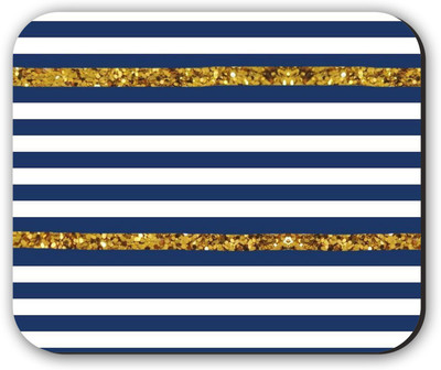 Fantaboy Gold Blue Strip Printed Mousepad(Multicolor) 
Fantaboy Gold Blue Strip Printed Mousepad(Multicolor)