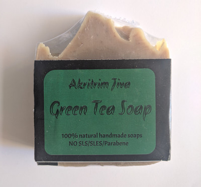 Akritrim Jiva Green Tea Soap(100 g)