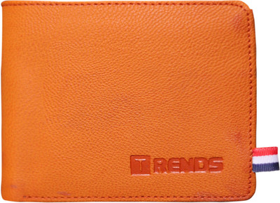 Trends Men Brown Genuine Leather Wallet(3 Card Slots), Ten
