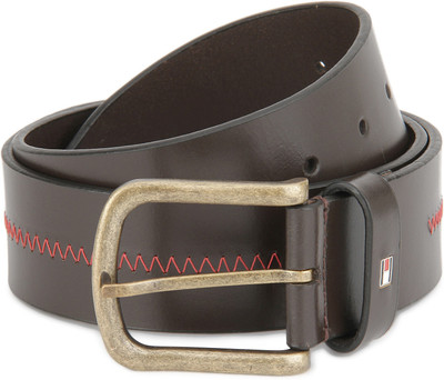 Tommy Hilfiger Men Casual Brown Genuine Leather Belt
