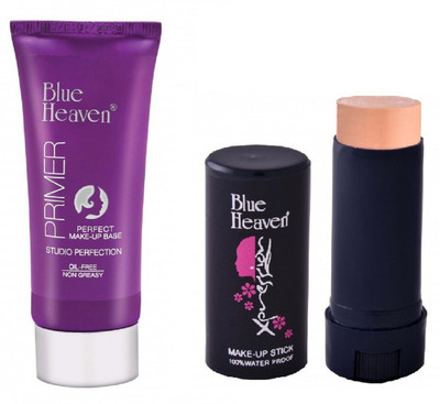 Blue Heaven STUDIO PERFECTION PRIMER & XPRESSION MAKEUP STICK, NATURAL, BY BEAUTYANDCARE(Set of 2)
Blue Heaven STUDIO PERFECTION PRIMER & XPRESSION MAKEUP STICK, NATURAL, BY BEAUTYANDCARE(Set of 2)