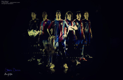 FC Barcelona Fine Quality Sports Wall Poster Fine Art Print(12 inch X 18 inch, Rolled)