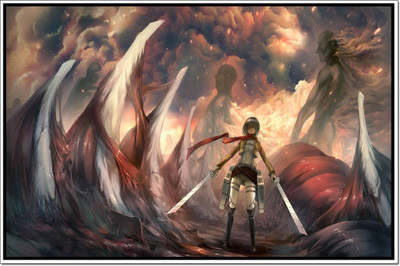 Akhuratha Attack On Titan Fine Quality Wall Poster Paper Print(12 inch X 18 inch, Rolled)
Akhuratha Attack On Titan Fine Quality Wall Poster Paper Print(12 inch X 18 inch, Rolled)