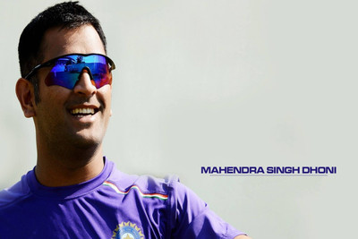 Aabhaas M S Dhoni Wall Poster Fine Art Print(12 inch X 18 inch, Rolled)