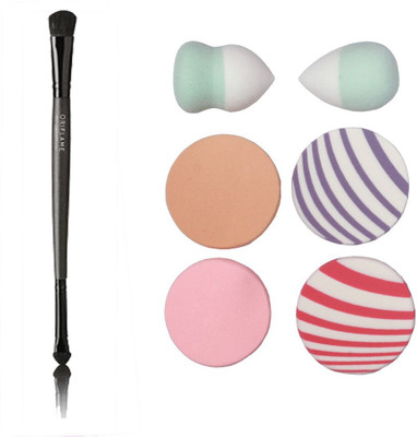 Oriflame Sweden Professional Double-ended Eyeshadow Brush (24147 ) With Puff Sponge(Set of 7)
Oriflame Sweden Professional Double-ended Eyeshadow Brush (24147 ) With Puff Sponge(Set of 7)