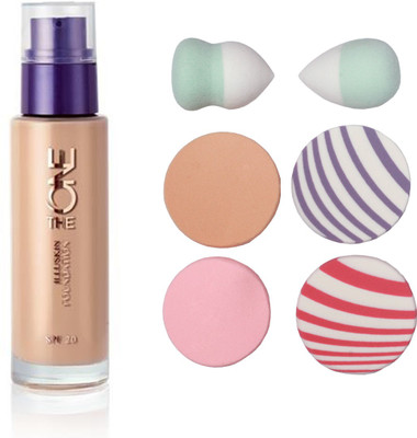 Oriflame Sweden The ONE IlluSkin Foundation (Porcelain - 30596) With Puff Sponge(Set of 7)
Oriflame Sweden The ONE IlluSkin Foundation (Porcelain - 30596) With Puff Sponge(Set of 7)