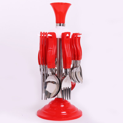 Bluzon Red 24 Pcs. New Stylish Plastic, Stainless Steel Cutlery Set(Pack of 1)
Bluzon Red 24 Pcs. New Stylish Plastic, Stainless Steel Cutlery Set(Pack of 1)