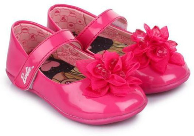Barbie Girls Velcro Ballerinas(Purple, Fuschia