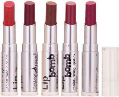 Color Fever Creamy Matte Lipstick(Maroon-wine Shine-Chocolate-Purple-Purple, 16 g)