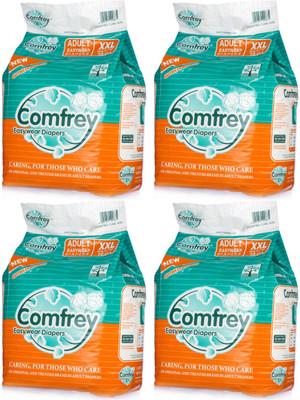 Comfrey PANT STYLE EASY WEAR ADULT DIAPER PANTS, SIZE XXL, SET OF 4 PACKS, FOR WAIST SIZE 41"-60" INCHES - XXL(40 Pieces)
Comfrey PANT STYLE EASY WEAR ADULT DIAPER PANTS, SIZE XXL, SET OF 4 PACKS, FOR WAIST SIZE 41"-60" INCHES - XXL(40 Pieces)