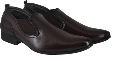LeatherKraft LKRSNY Party Wear For Men(Brown