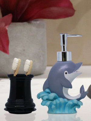 Shresmo Shresmo Fusion Polyresin Soap or Lotion Dispenser with Toothbrush Holder, 2 Piece Bathroom Accessories, Gift Set Polyresin Bathroom Set(Pack of 2)
Shresmo Shresmo Fusion Polyresin Soap or Lotion Dispenser with Toothbrush Holder, 2 Piece Bathroom Accessories, Gift Set Polyresin Bathroom Set(Pack of 2)