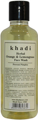 Khadi Herbal Orange & Lemongrass Face Wash(210 ml)