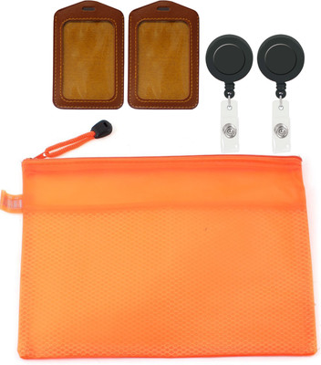 TheFlauntStore Plastic ID Badge Holder(Pack of 10)