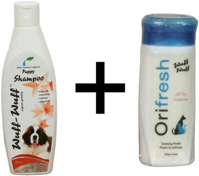 Wuff Wuff Orifresh Powder Combo Allergy Relief, Anti-dandruff, Anti-fungal, Anti-itching, Anti-microbial, Anti-parasitic, Conditioning, Flea and Tick, Hypoallergenic, Whitening and Color Enhancing Puppy Dog Shampoo(200 ml)
Wuff Wuff Orifresh Powder Combo Allergy Relief, Anti-dandruff, Anti-fungal, Anti-itching, Anti-microbial, Anti-parasitic, Conditioning, Flea and Tick, Hypoallergenic, Whitening and Color Enhancing Puppy Dog Shampoo(200 ml)