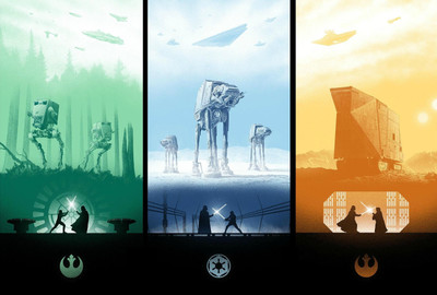 Aabhaas Wall Poster Star-Wars Paper Print(12 inch X 18 inch, Rolled)