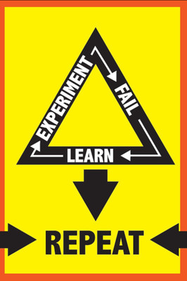 Akhuratha Wall Poster experiment-fail-learn-repeat- Paper Print(18 inch X 12 inch, Rolled)
Akhuratha Wall Poster experiment-fail-learn-repeat- Paper Print(18 inch X 12 inch, Rolled)