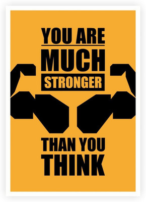Akhuratha Wall Poster -you-are-much-stronger-gym-and-fitness-motivational-myfbagfg Paper Print(18 inch X 12 inch, Rolled)
Akhuratha Wall Poster -you-are-much-stronger-gym-and-fitness-motivational-myfbagfg Paper Print(18 inch X 12 inch, Rolled)