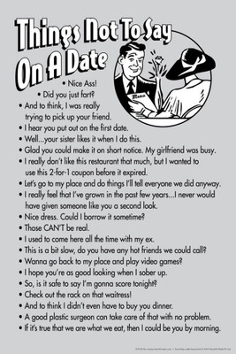 Akhuratha Wall Poster -things-not-to-say-on-a-date-tgfdtwatej Paper Print(18 inch X 12 inch, Rolled)
Akhuratha Wall Poster -things-not-to-say-on-a-date-tgfdtwatej Paper Print(18 inch X 12 inch, Rolled)