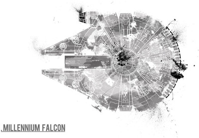 Aabhaas Wall Poster /-Millennium-Falcon-fan-art-Star-Wars-spaceship Paper Print(12 inch X 18 inch, Rolled)
Aabhaas Wall Poster /-Millennium-Falcon-fan-art-Star-Wars-spaceship Paper Print(12 inch X 18 inch, Rolled)