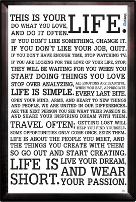 Akhuratha Wall Poster life-quote-fp-xhnaumdqpvg Paper Print(18 inch X 12 inch, Rolled)
Akhuratha Wall Poster life-quote-fp-xhnaumdqpvg Paper Print(18 inch X 12 inch, Rolled)