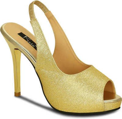 Kielz Women Gold Heels