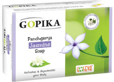 Goseva Gopika Panchagavya Jasmine soap (Pack of 4)(381 g, Pack of 4)