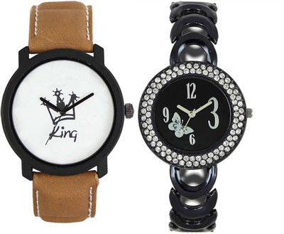 SRK ENTERPRISE LR 0018_201 Men & Women Combo Watch - For Couple