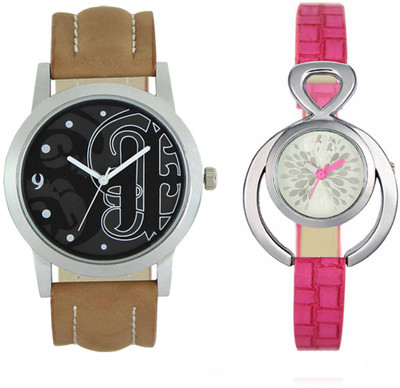SRK ENTERPRISE LR 0014_205 Men & Women Combo Watch - For Couple