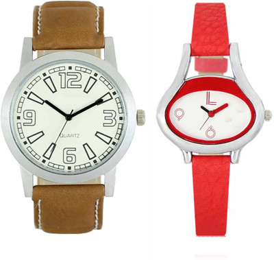 SRK ENTERPRISE LR 0015_206 Men & Women Combo Watch - For Couple